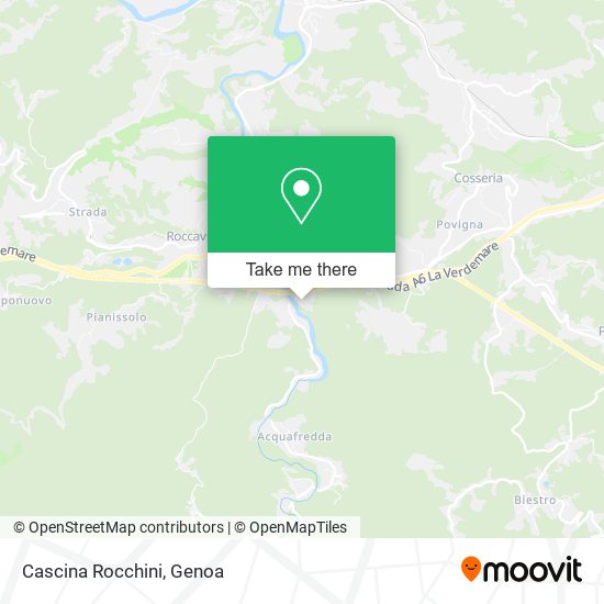 Cascina Rocchini map