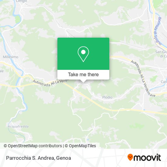 Parrocchia S. Andrea map