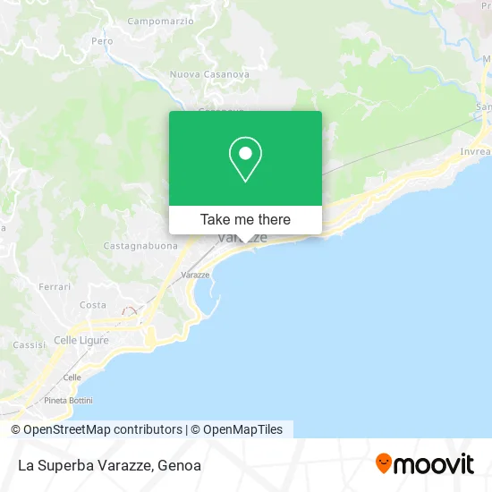 La Superba Varazze map