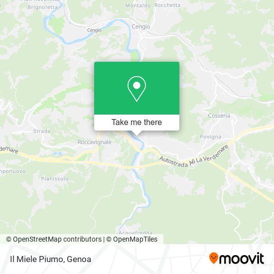Il Miele Piumo map