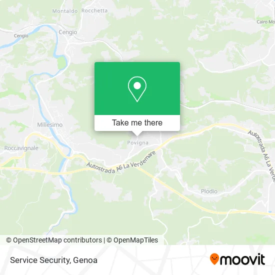Security Service map