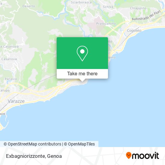 Exbagniorizzonte map