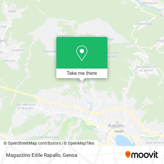 Magazzino Edile Rapallo map