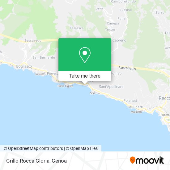 Grillo Rocca Gloria map