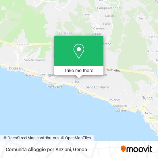 Comunità Alloggio per Anziani map