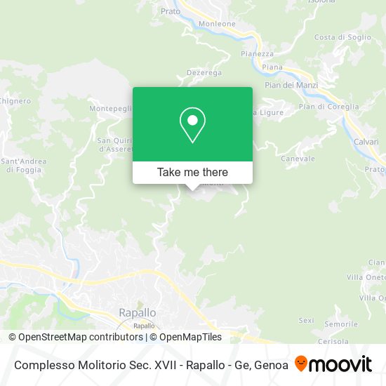 Complesso Molitorio Sec. XVII - Rapallo - Ge map