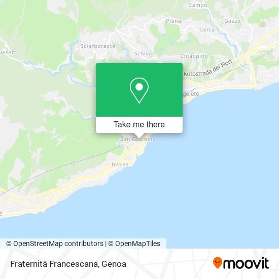 Fraternità Francescana map