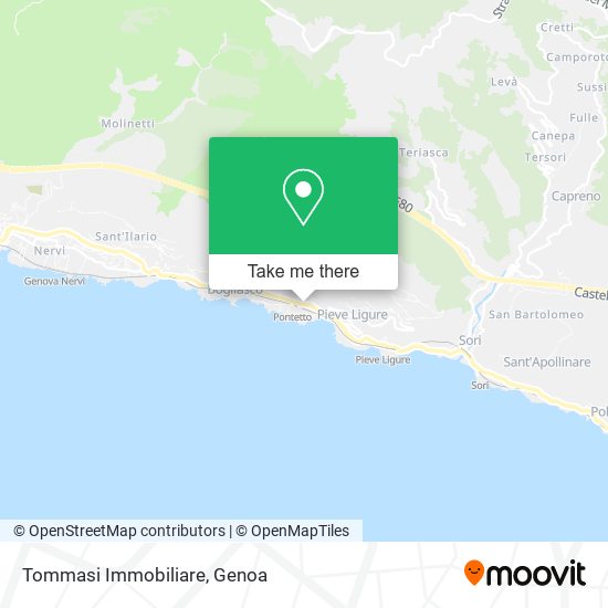 Tommasi Immobiliare map