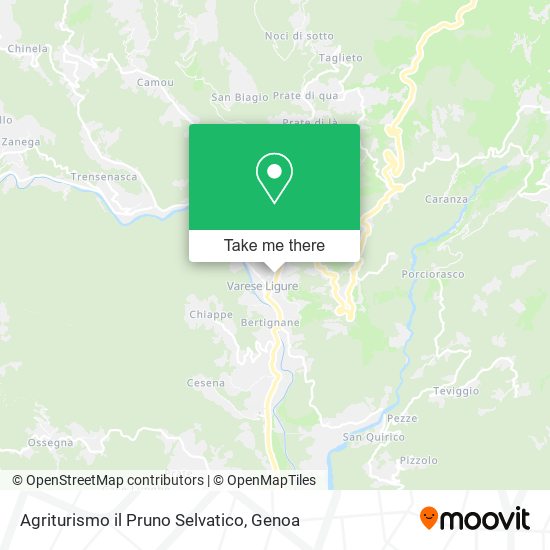 Agriturismo il Pruno Selvatico map