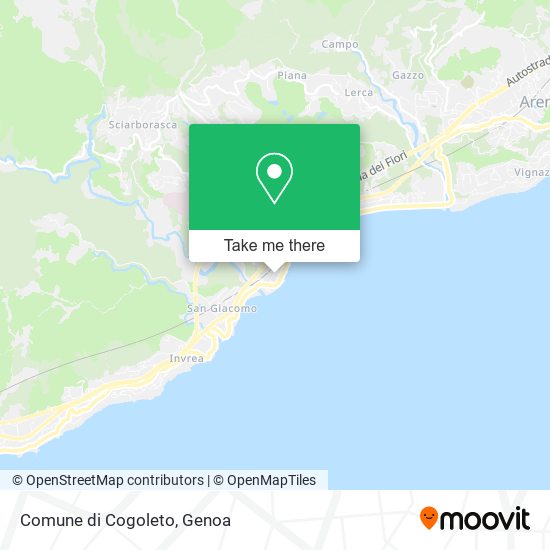 Comune di Cogoleto map