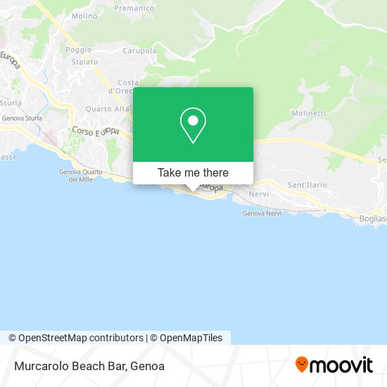 Murcarolo Beach Bar map