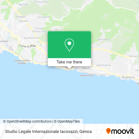 Studio Legale Internazionale Iacovazzi map