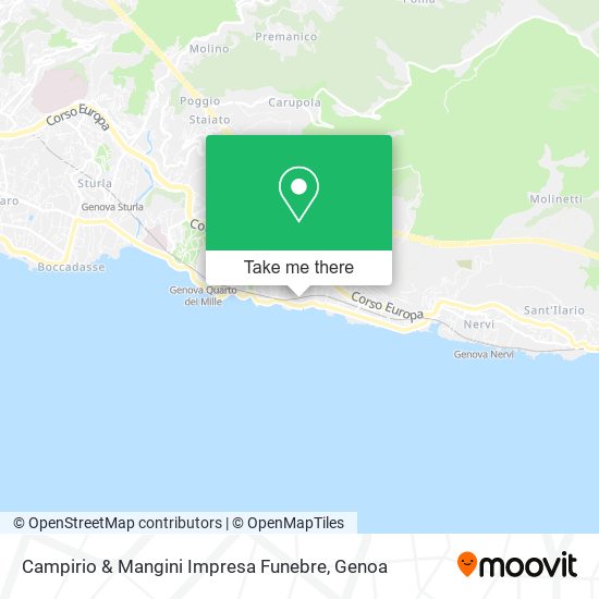 Campirio & Mangini Impresa Funebre map