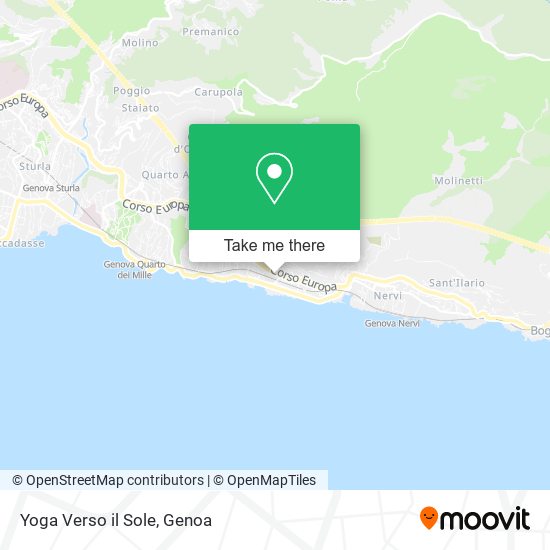 Yoga Verso il Sole map