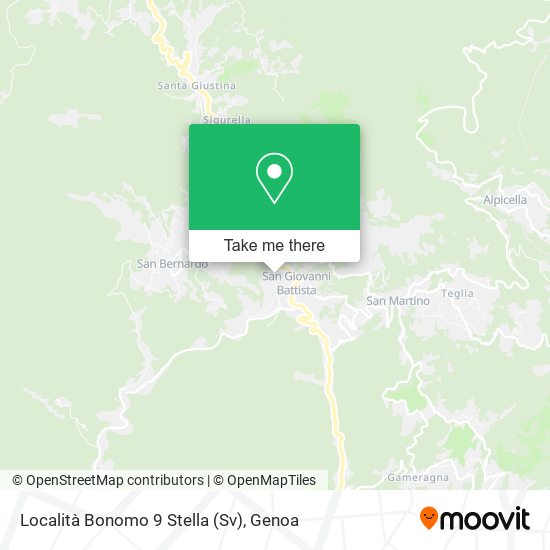 Località Bonomo 9 Stella (Sv) map