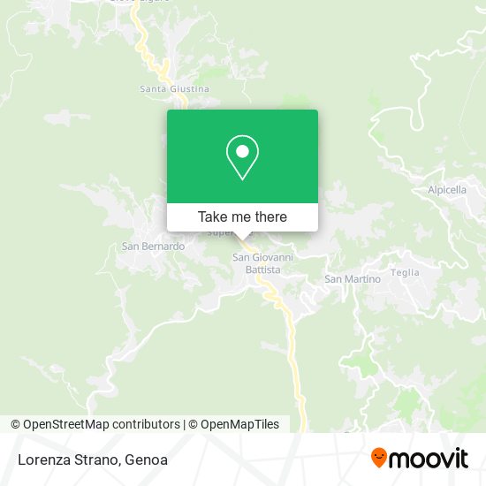 Lorenza Strano map