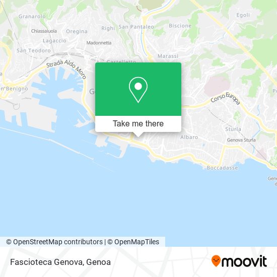 Fascioteca Genova map