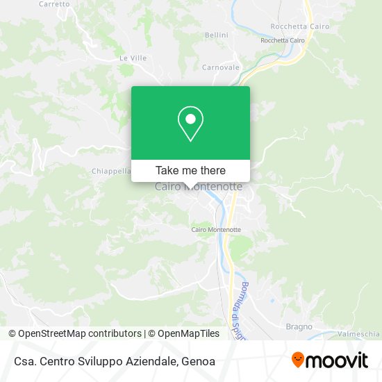 Csa. Centro Sviluppo Aziendale map
