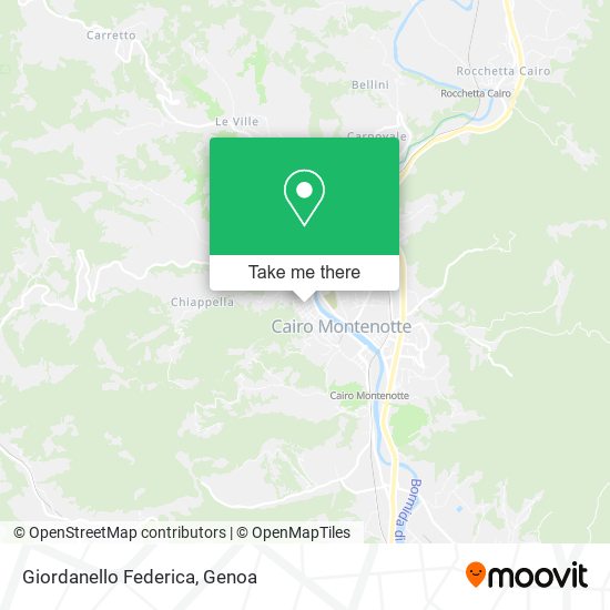 Giordanello Federica map