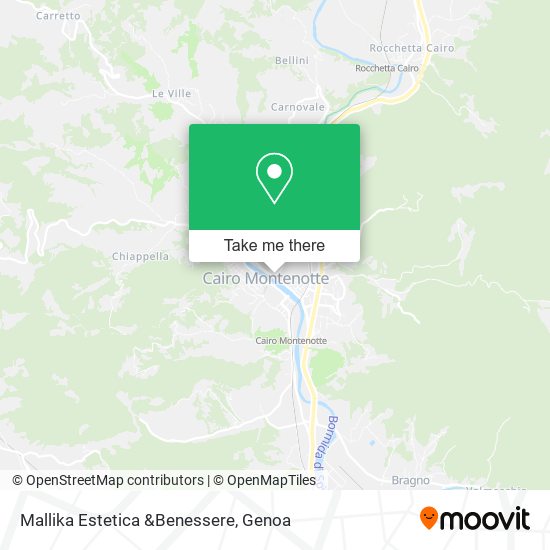 Mallika Estetica &Benessere map