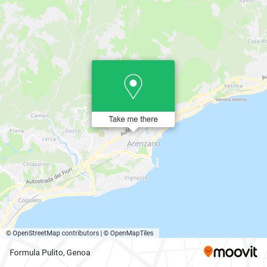 Formula Pulito map