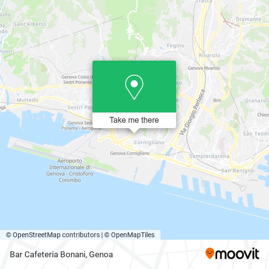 Bar Cafeteria Bonani map