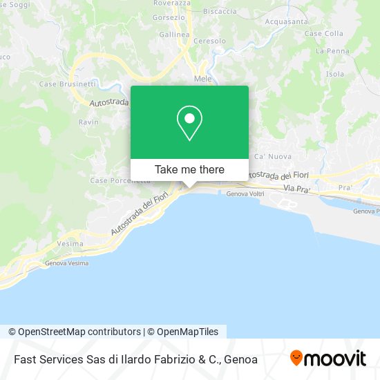 Fast Services Sas di Ilardo Fabrizio & C. map