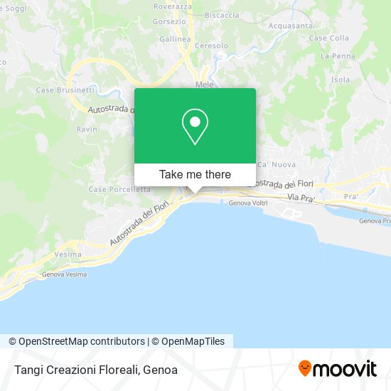 Tangi Creazioni Floreali map