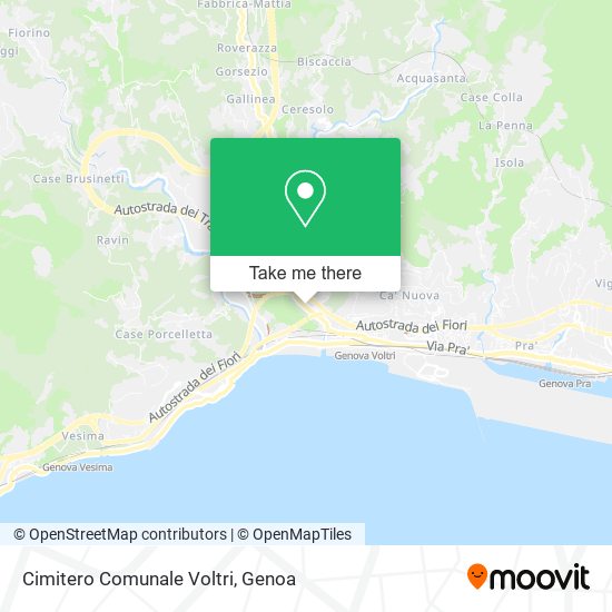 Cimitero Comunale Voltri map