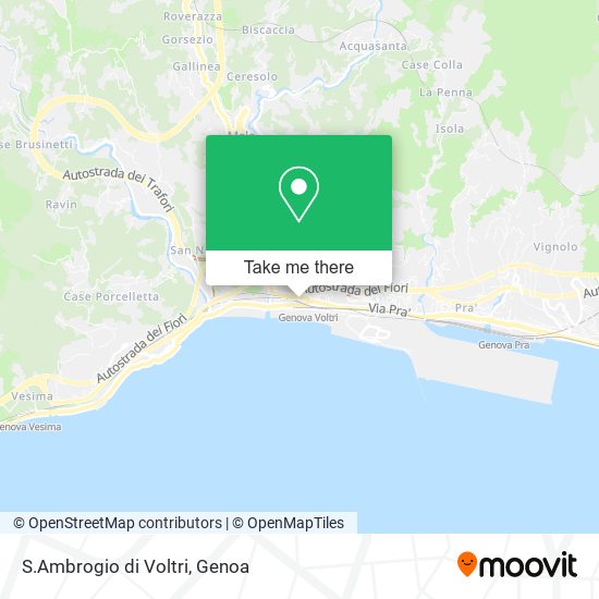 S.Ambrogio di Voltri map