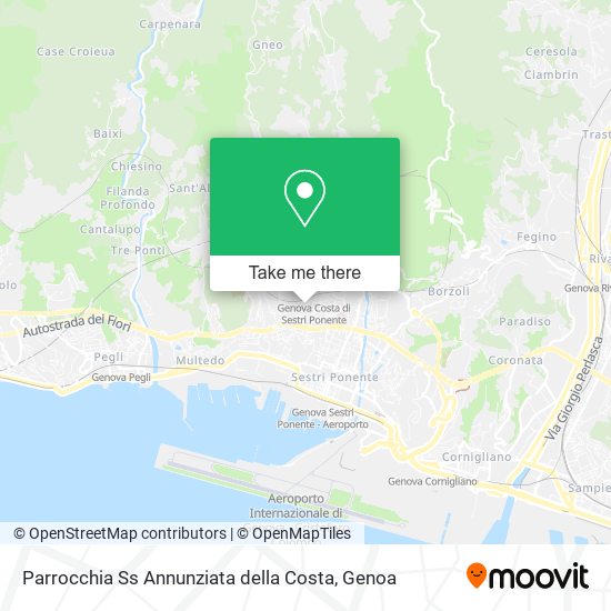 Parrocchia Ss Annunziata della Costa map