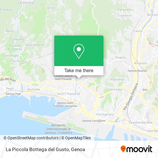 La Piccola Bottega del Gusto map