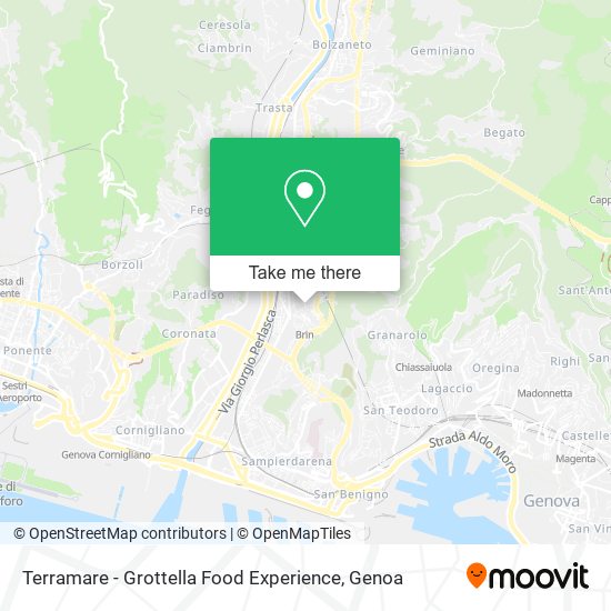 Terramare - Grottella Food Experience map