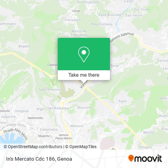 In's Mercato Cdc 186 map