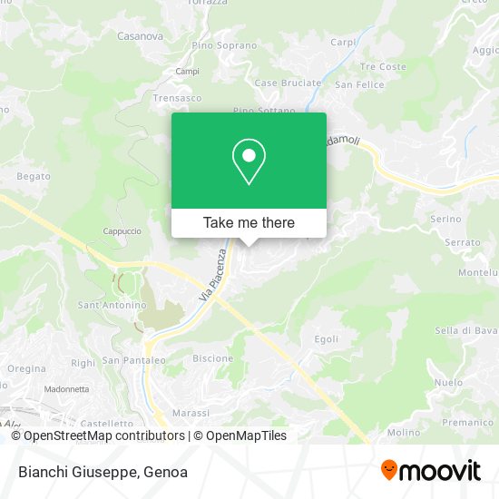 Bianchi Giuseppe map