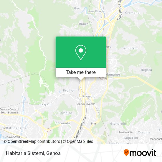 Habitaria Sistemi map
