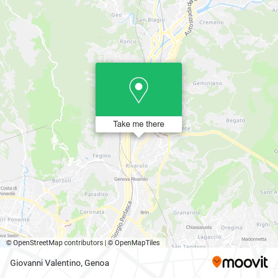 Giovanni Valentino map