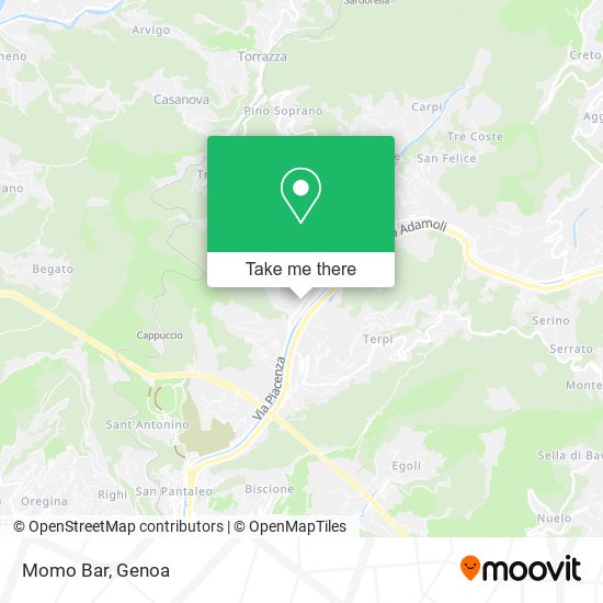 Momo Bar map