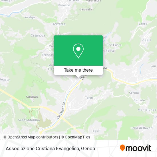 Associazione Cristiana Evangelica map