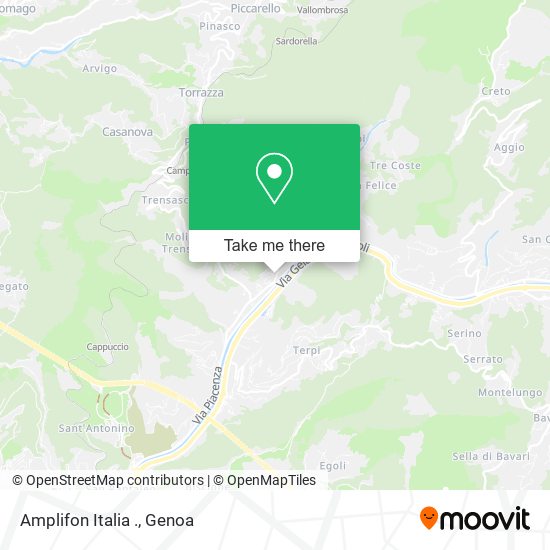 Amplifon Italia . map