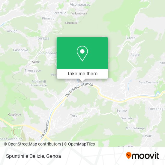 Spuntini e Delizie map