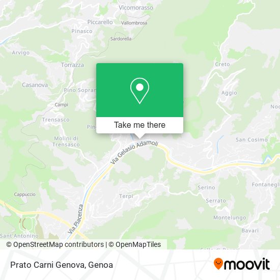 Prato Carni Genova map