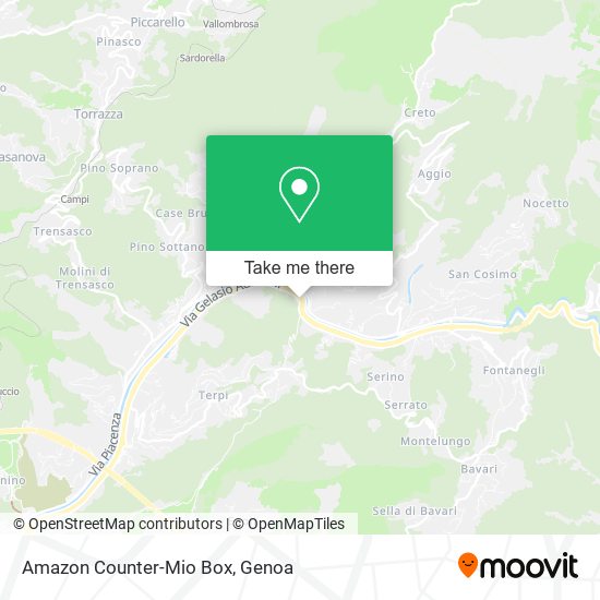 Amazon Counter-Mio Box map