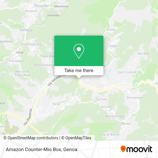 Amazon Counter-Mio Box map