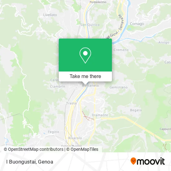 I Buongustai map