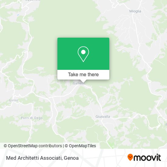 Med Architetti Associati map