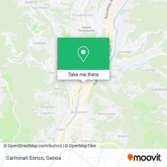 Carminati Enrico map