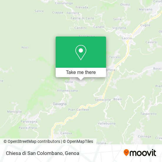 Chiesa di San Colombano map