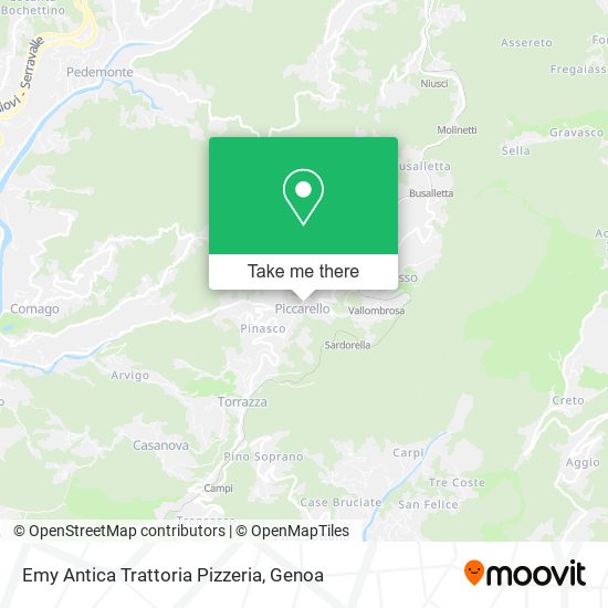 Emy Antica Trattoria Pizzeria map