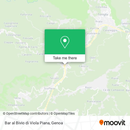 Bar al Bivio di Viola Piana map